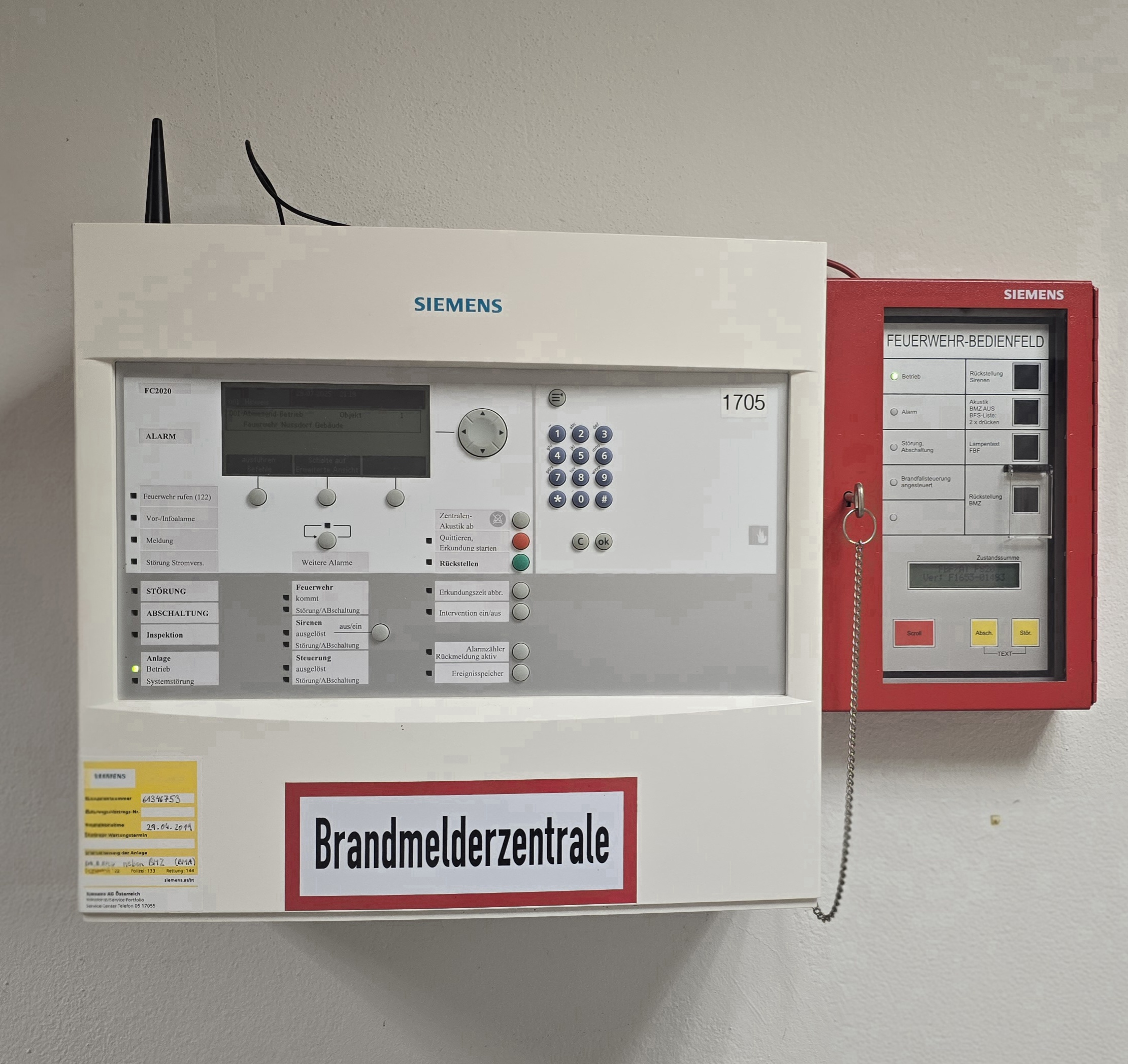 BMA-Fehlalarm Fischer-Parkett
