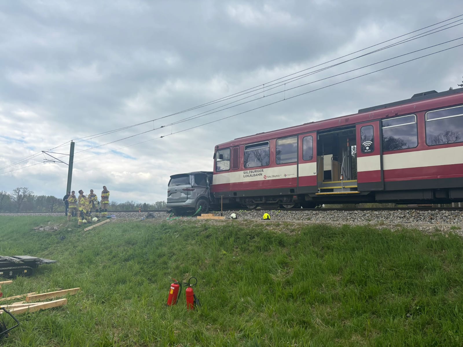 Verkehrsunfall mit Zug in Pabing