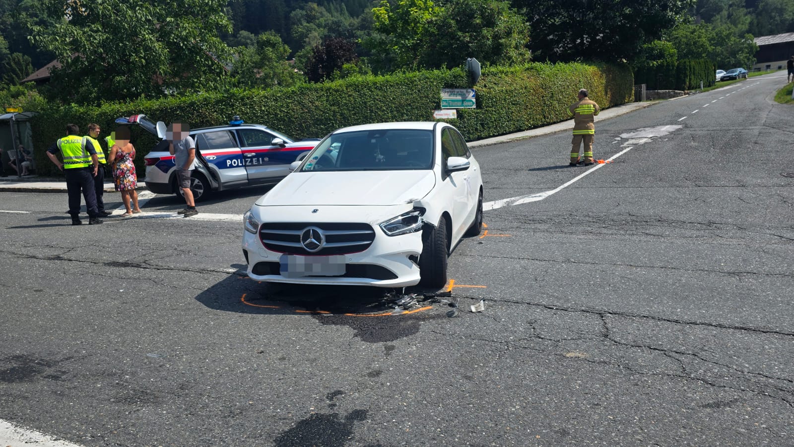 Verkehrsunfall in Schlössl